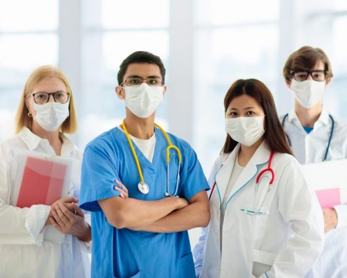 International,Doctor,Team.,Hospital,Medical,Staff.,Mixed,Race,Asian,And